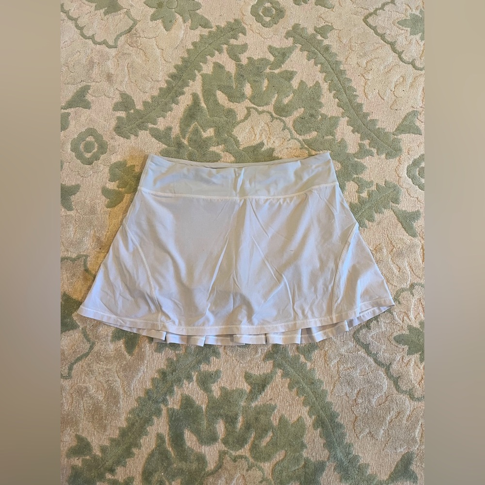 Lululemon White Tennis Skirt